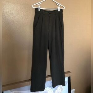 REI Deep Olive Straight Leg Trouser Size 10